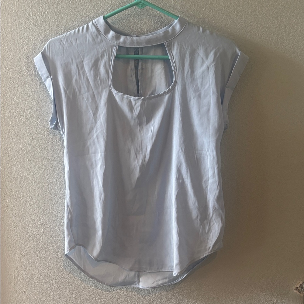 SO Soft Blue Blouse